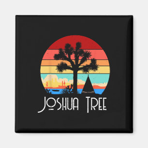 Vintage Joshua Tree National Park Retro Outdoor Ca Magnet