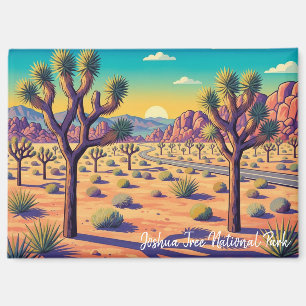 Vintage Joshua-Tree-Nationalpark Magnet