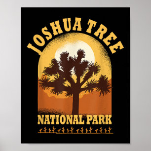 Vintage Joshua Tree Retro Nationalpark  Poster