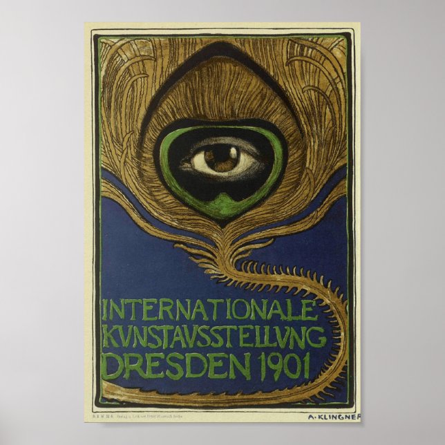Vintage Jugendausstellung Klingner Poster (Vorne)