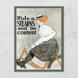 Vintage Jugendfahrradwerbung Postkarte