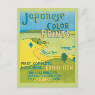 Vintage Jugendkunstausstellung Postkarte