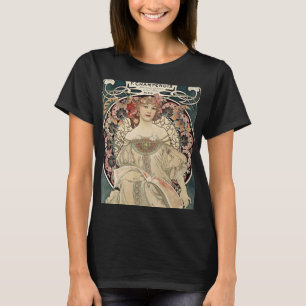 Vintage Jugendstil Alphonse Mucha T-Shirt