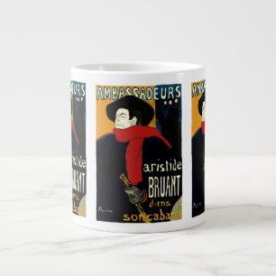 Vintage Jugendstil-Botschafter, Toulouse Lautrec Jumbo-Tasse