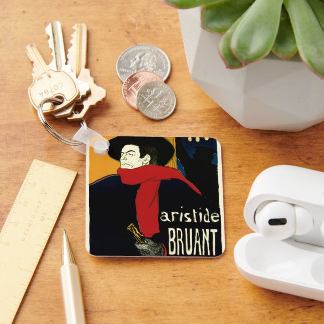 Vintage Jugendstil-Botschafter, Toulouse Lautrec Schlüsselanhänger (Schreibtisch)