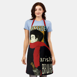 Vintage Jugendstil-Botschafter, Toulouse Lautrec Schürze