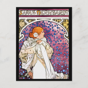 Vintage Jugendstil-Dekorative Postkarte ~