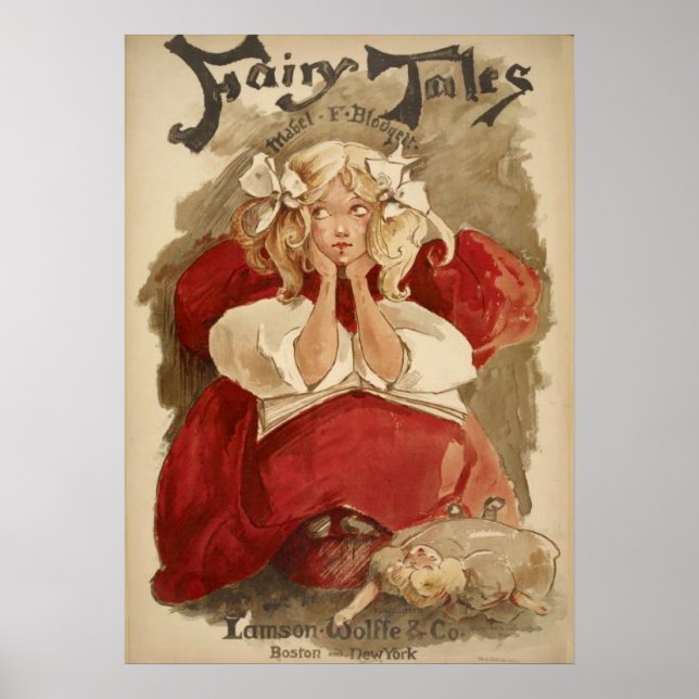 Vintage Jugendstil | Ethel Reed Fairy Tales Poster (Vorne)