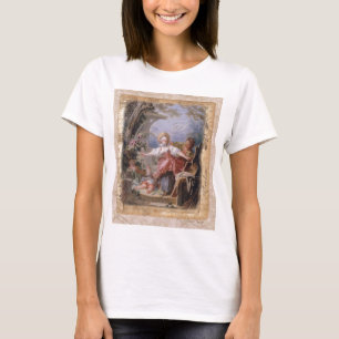 Vintage Jugendstil-Familie in Garden T-Shirt