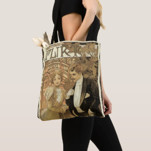 Vintage Jugendstil-Flirt-Kekse, Alphonse Mucha