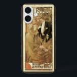Vintage Jugendstil-Flirt-Kekse, Alphonse Mucha iPhone 16 Hülle<br><div class="desc">Vintage Illustration französisches Jugendstil-Werbeplakat-Design für Flirt Biscuits von Alphons Mucha. c. 1899. Dieses Liebe- und Romantik-Werbedesign besticht durch ein frisch vermähltes Brautpaar,  das flirtet. Die Frau ist in einem eleganten Viktorianischen Hochzeitskleid und der Mann ist in einem extravaganten Tüxedo. Heiraten nach einer langen Verlobung.</div>