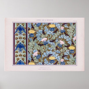 Vintage Jugendstil-Formen in Dekoration