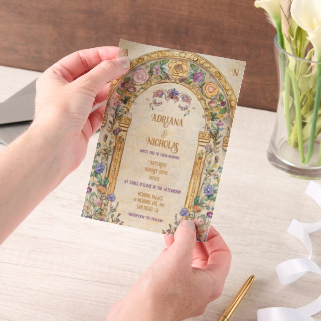 Vintage Jugendstil-Hochzeit (Handgehalten)