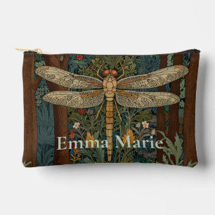 Vintage Jugendstil-Libelle boho personalisieren Zubehörtasche