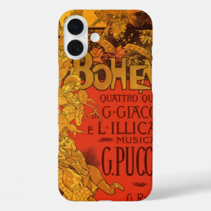 Vintage Jugendstil-Musik, La Boheme Opera, 1896 iPhone 16 Plus Hülle
