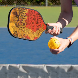 Vintage Jugendstil-Musik, La Boheme Opera, 1896 Pickleball Schläger