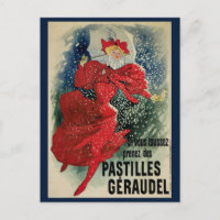Vintage Jugendstil-Pastilles Geraudel Husten Tropf
