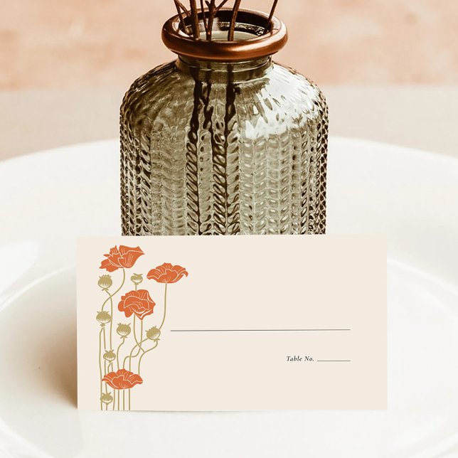 Vintage Jugendstil-Platzkarte Platzkarte (Von Creator hochgeladen)