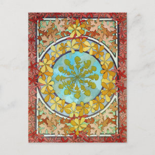 Vintage Jugendstil Postkarte