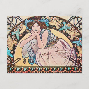 Vintage Jugendstil Postkarte