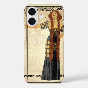 Vintage Jugendstil Richard Strauß-Woche, München iPhone 16 Hülle
