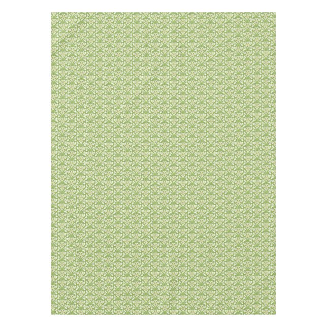 Vintage Jugendstil-Schneeschuhwanderung Tischdecke (Vorderseite)