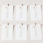 Vintage Jugendstil-Seekarte Einladung<br><div class="desc">Diese Seating Chart Card aus der Jugendstil-Kollektion zeigt ein wunderschönes Vintages Wappen,  das die Tischnummer und die Liste der Gästennamen abbildet. Personalisieren Sie es einfach und schnell mit Ihren Daten. Klicken Sie einfach auf den Button "Anpassen",  um Stil und Position des Textes zu verändern und zu formatieren.</div>