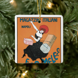 Vintage Jugendzeitschrift Magazzini Italiani von C Keramikornament