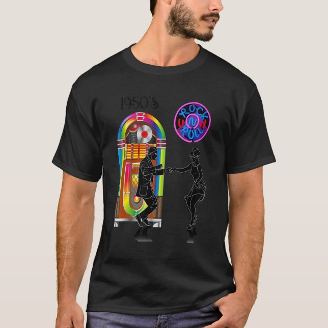 Vintage Jukebox 1 T-Shirt (Vorderseite)