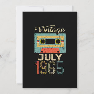 Vintage Juli 1965 55. Geburtstag 55 Jahre Geschenk Einladung