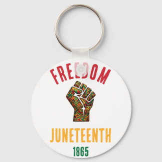 Vintage Juneteenth Freiheit 1865 Panafrikanisches  Schlüsselanhänger