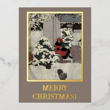 Vintage junge Frau Red Black Christmas Tree Doors