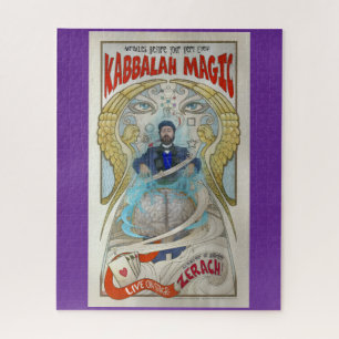 Vintage-Kabbala-Magie-Poster-Puzzle Vaudeville Puzzle