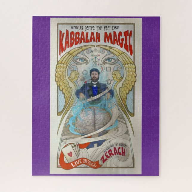 Vintage Kabbalah Magic Poster Puzzle Vaudeville  (Vertikal)