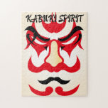 Vintage Kabuki Ästhetik Funny Red Custom Puzzle<br><div class="desc">Willkommen bei Just Japan Things, wo jedes Stück Sie mit Kreativität, Erkundung und Freude verbindet. Entdecken Sie eine Reihe von durchdacht gestalteten Puzzles, die Herausforderungen und Inspirationen für jedes Geschicklichkeitsniveau bieten. Es gibt ein perfektes Rätsel gewartet nur für Sie. Erleben Sie die kühne Eleganz der japanischen Tradition mit diesem atemberaubenden...</div>