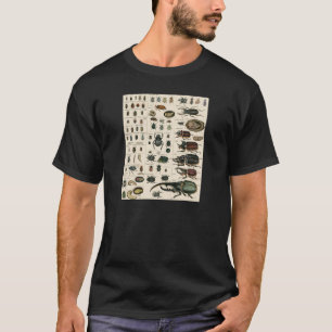 Vintage Käfer-Illustration T-Shirt