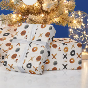 Vintage-Kaffee-Fleck-XOXO  Geschenkpapier