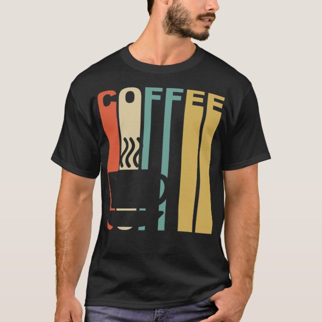 Vintage Kaffeekoffeinat T-Shirt (Vorderseite)