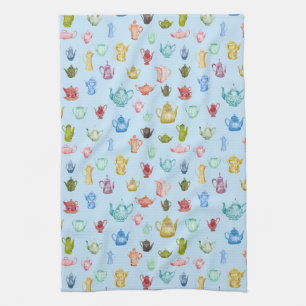 Vintage Kaffeepflanzen - Geschirrtuch