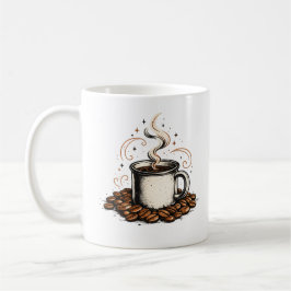 Vintage-Kaffeestation-Abzeichen | Rustikaler Kaffe Kaffeetasse