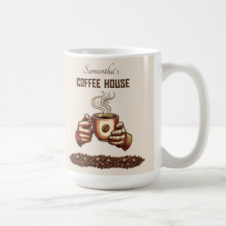 Vintage-Kaffeetasse Benutzerdefinierte Kaffeemarke Kaffeetasse