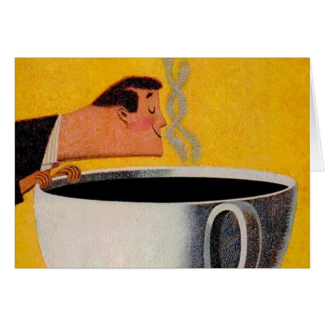 Vintage Kaffeewerbung (Vorderseite (Horizontal))