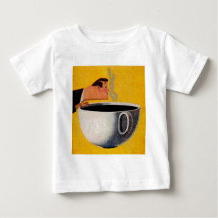Vintage Kaffeewerbung Baby T-shirt