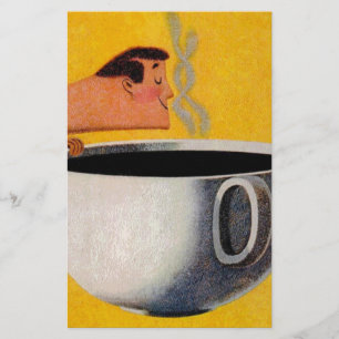 Vintage Kaffeewerbung Briefpapier
