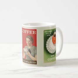 Vintage Kaffeewerbung Kaffeetasse