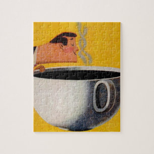 Vintage Kaffeewerbung Puzzle