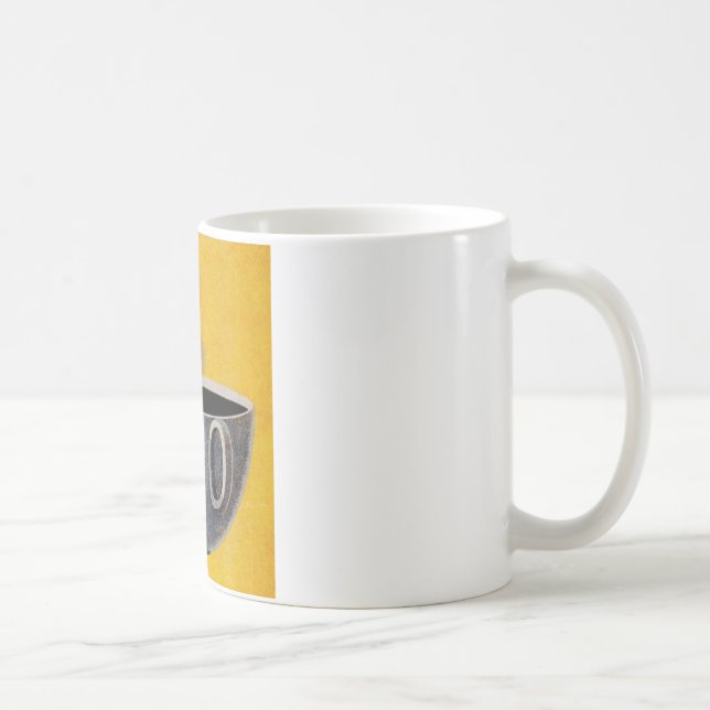 Vintage Kaffeewerbung Tasse (Rechts)