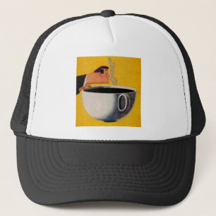 Vintage Kaffeewerbung Truckerkappe