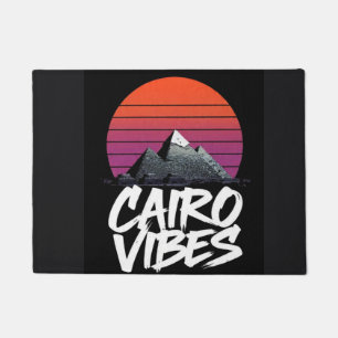 Vintage Kairo Vibes Ägyptischer Streetstyle & Re Fußmatte
