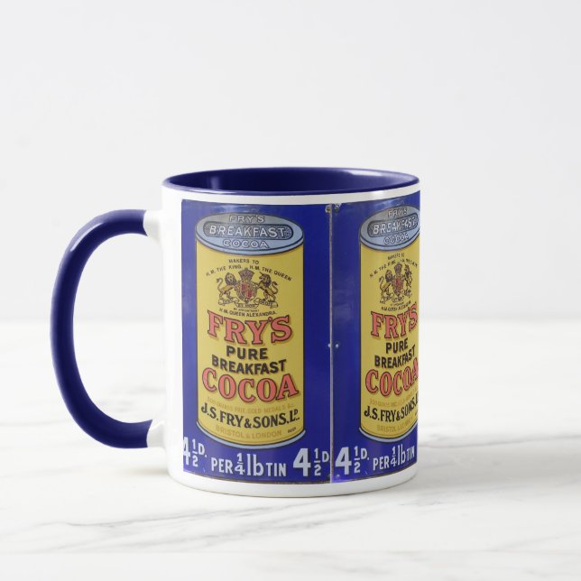 Vintage Kakaoanzeigen Tasse (Links)